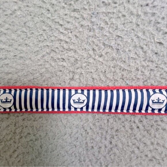 Peter Millar Mens Pink and Brown Canvas Belt Size 38 - Picture 10 of 11